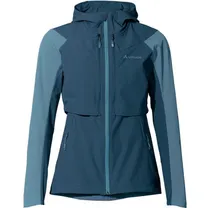 Cykeltröja Vaude Moab Zip-Off Jacket Women Dark Sea Uni